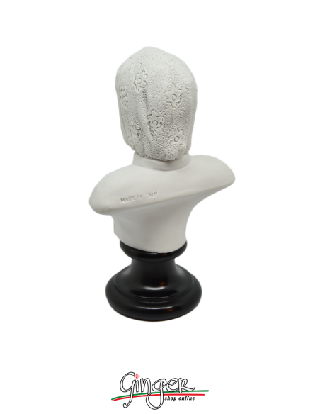 Giotto - bust 5.9 in. (15 cm) white or aged