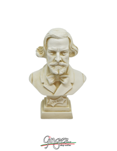 Composers Musicians - Giuseppe Verdi - hand aged bust cm 11