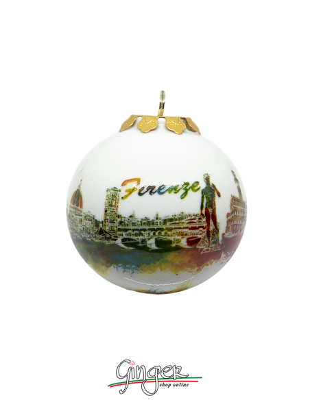 Palla di Natale - Flying Paint: Firenze - 45 o 80 mm