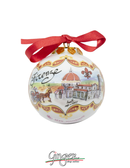 Palla di Natale - Firenze Panorama e Ponte Vecchio 45 o 80 mm