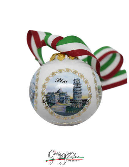 Christmas Ornaments: Five views of Italy 3.14 in.