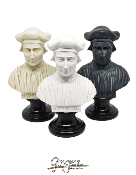 Niccolò Machiavelli - bust 5.9 in. (15 cm) three versions