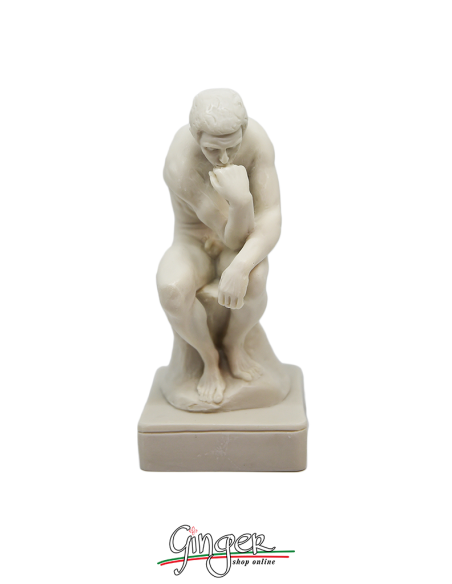 Auguste Rodin - the Thinker - 5,5 in. (14 cm) 7.4 in. (19 cm) 8.6 in. (22 cm)