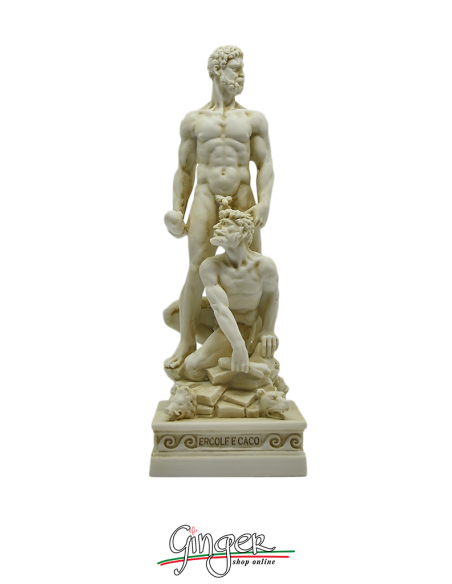 Ercole e Caco - 17 cm - naturale o patinato