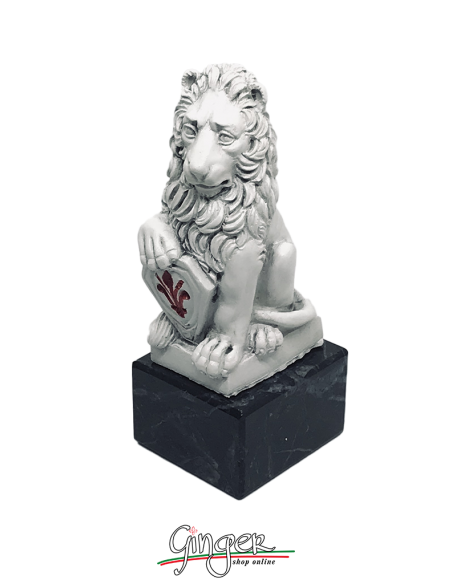 Leone Marzocco di Donatello - 11 cm - tre versioni - bianco