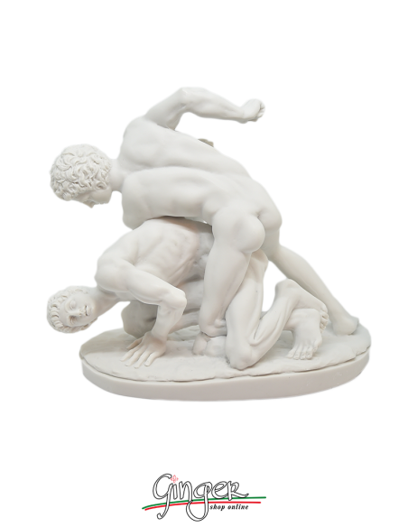 Fighting men (the Wrestlers)  (Uffizi Museum Florence) - 7.1 in. (18 cm) white