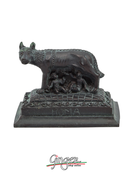 Lupa Capitolina (di Roma) - 8 cm. color bronzo antico