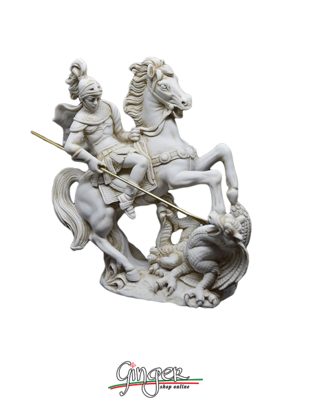 Saint George killing the Dragon - h 6,69 inch