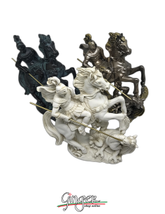 Saint George killing the Dragon - h 6,69 inch