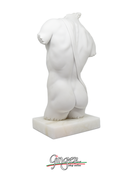 David by Michelangelo - Torso with alabaster base