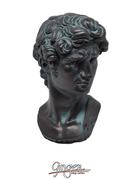 David by Michelangelo - bronze varnished (4,72 in)