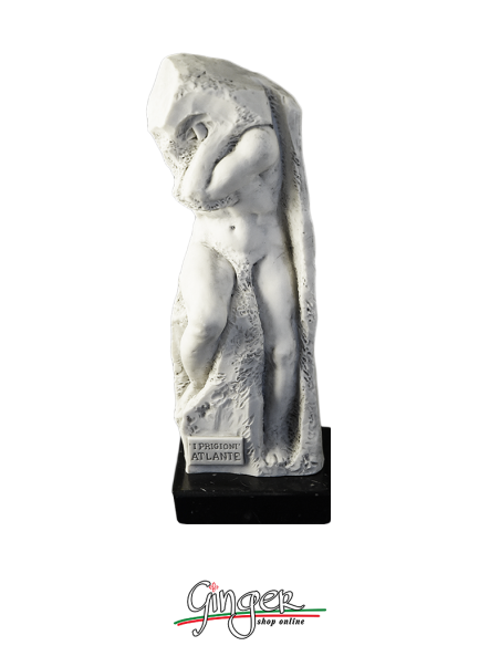 Michelangelo's Prisoners or Slaves at the Accademia in Florence - 7.9 in or 9.8 in.