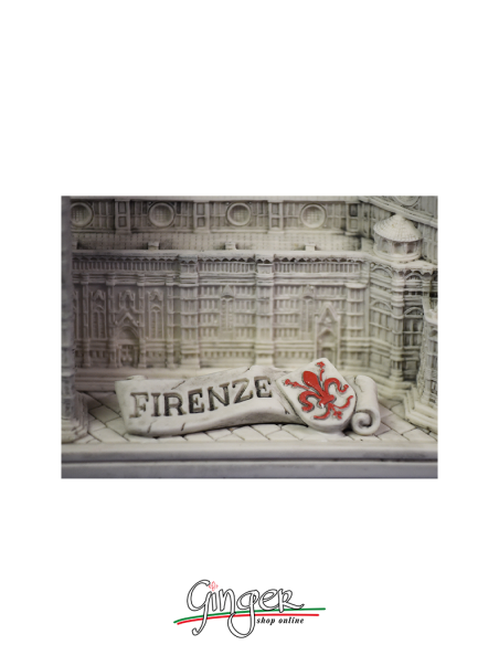 Duomo di Firenze patinato - base 14x23 cm