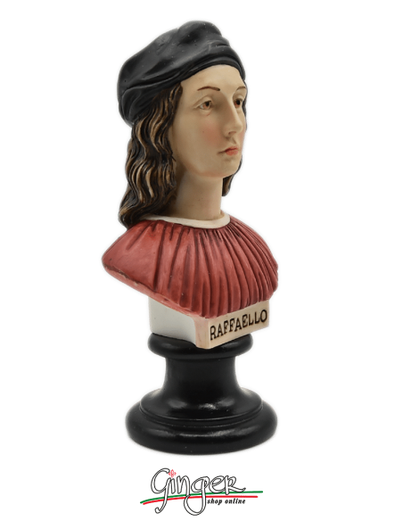 Raffaello Sanzio - bust 5.9 in. (15 cm) hand painted