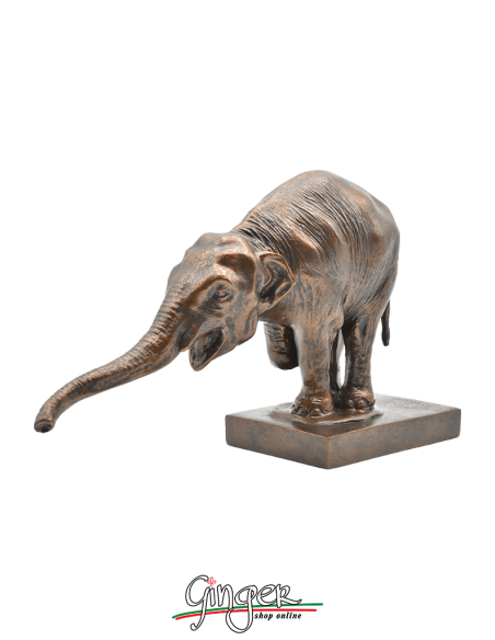 Rembrandt Bugatti: Dancing elephant - 14 cm (5,51")