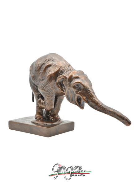 Rembrandt Bugatti: Dancing elephant - 14 cm (5,51")