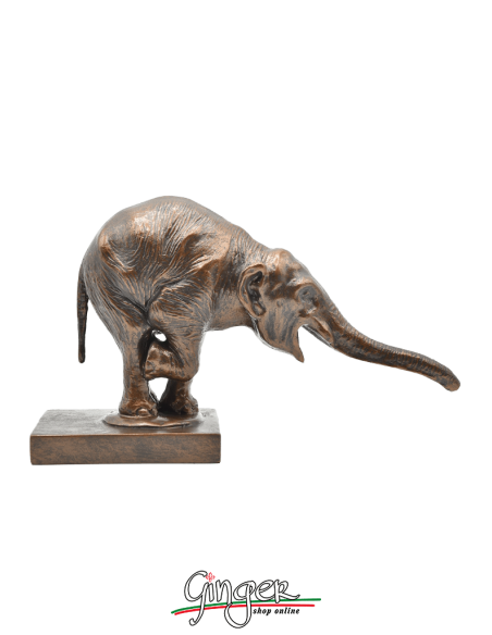 Rembrandt Bugatti: Dancing elephant - 14 cm (5,51")