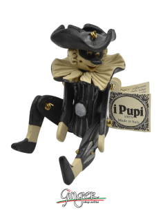 "i Pupi": Italian Masks - height 13 cm (5.12") - Balanzone