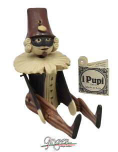 "i Pupi": Italian Masks - height 13 cm (5.12") - Pantalone