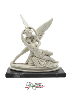 A. Canova - Cupid and Psyche 13 cm - (with the golden cloth)