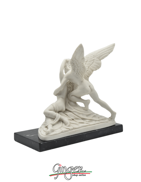 A. Canova - Cupid and Psyche 13 cm - (with the golden cloth)