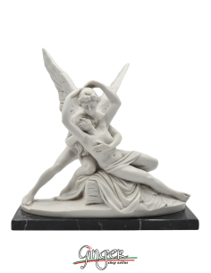 A. Canova - Cupid and Psyche 13 cm - (with the golden cloth)