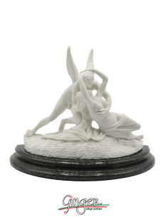 A. Canova - Cupid and Psyche 13 cm - (with the golden cloth)