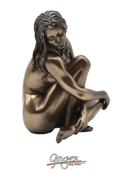 Statua di ragazza distesa - 20 cm