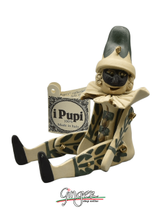 "i Pupi": Italian Masks - height 13 cm (5.12") - Brighella