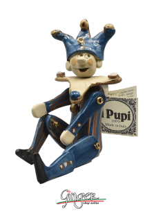 "i Pupi": Italian Masks - height 13 cm (5.12") - Jolly