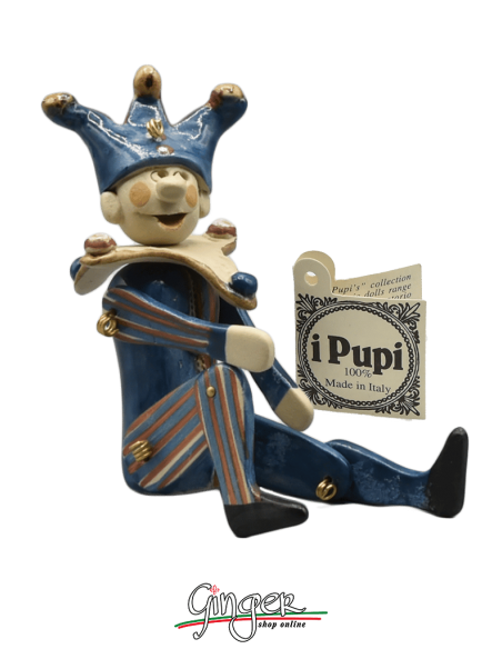 "i Pupi": Italian Masks - height 13 cm (5.12") - Jolly