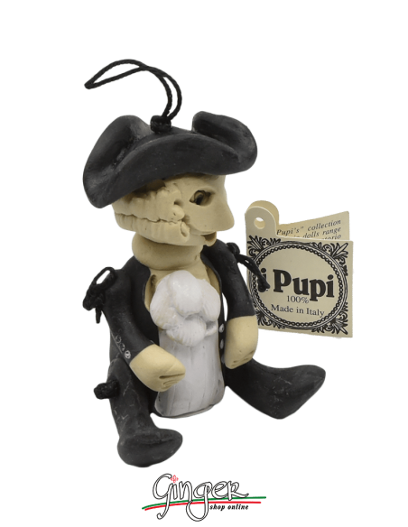 "i Pupi": Italian Masks - 7 cm (2.76") - Bauta