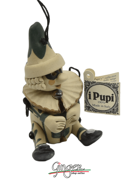 "i Pupi": Italian Masks - 7 cm (2.76") - Brighella