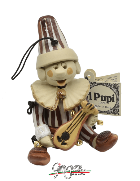 "i Pupi": Italian Masks - 7 cm (2.76") - Mezzettino