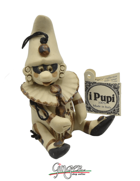 "i Pupi": Italian Masks - 7 cm (2.76") - Pulcinella