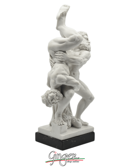 Ercole e Diomede - 27 cm con base in marmo