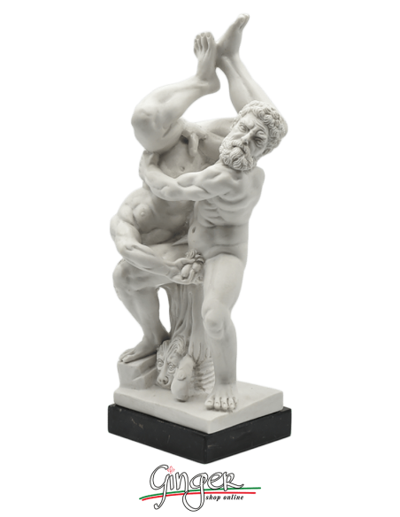 Ercole e Diomede - 27 cm con base in marmo