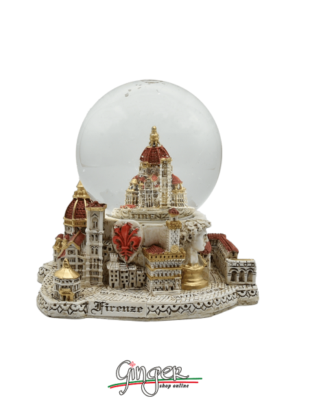 Glass ball or globe with snow - Florence and its monuments