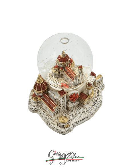Glass ball or globe with snow - Florence and its monuments
