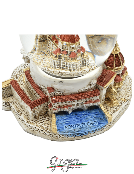 Glass ball or globe with snow - Florence and its monuments