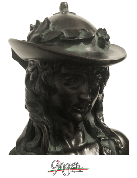 David by Donatello - 48 cm (18.9 in.) - aged bronze color