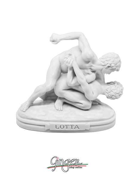 Fighting men sculpture - 11 cm