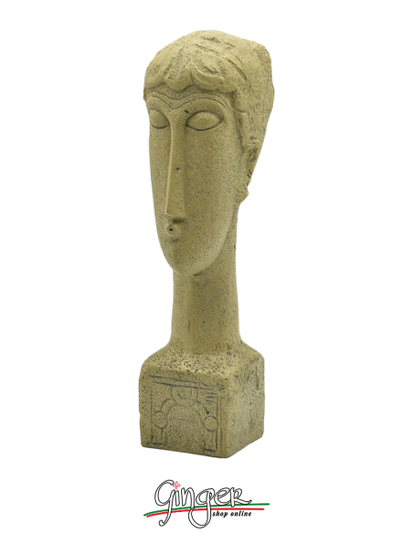 Sculptures by Modigliani: Head - 20 cm (7,87")