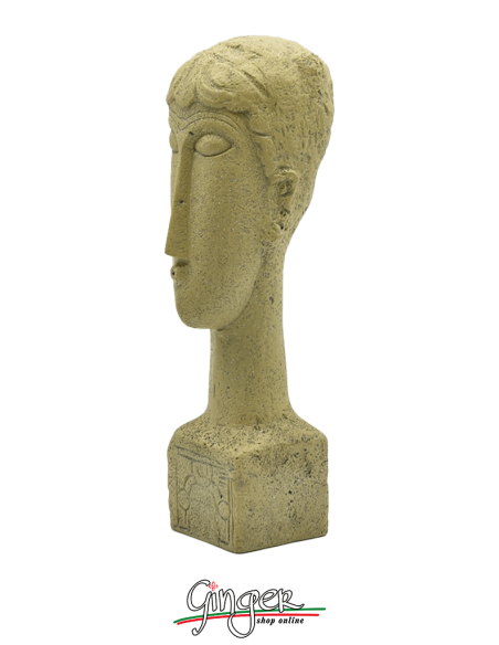 Sculptures by Modigliani: Head - 20 cm (7,87")