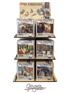 Collectible mini wooden Puzzle: Pinocchio
