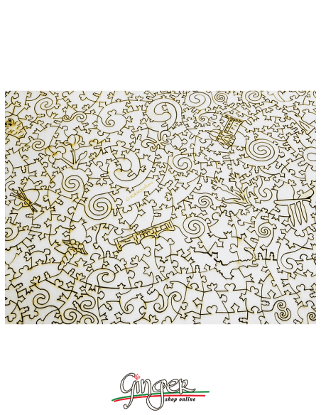 Collectible wooden puzzle