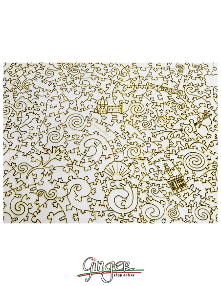 Collectible wooden puzzle