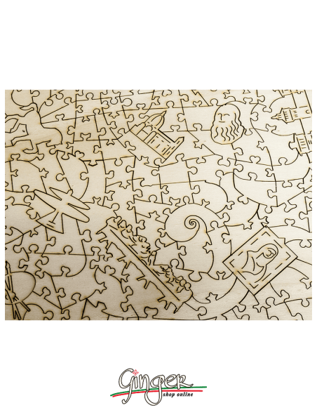 Collectible wooden puzzle
