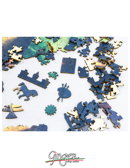 Collectible wooden puzzle