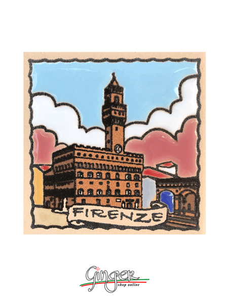 Handcrafted ceramic magnet n.01
